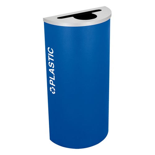 Half Round Plastic, Steel, 8 Gal. Royal Texture