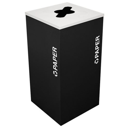 Square Paper, Steel, 24 Gal. Black Texture