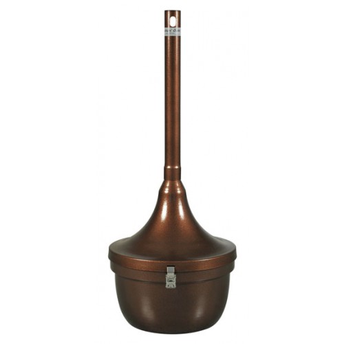 Cigarette Recp., Steel, 4.5 Gal. Hammered Copper