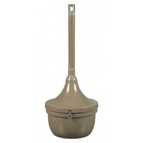 Cigarette Recp., Steel, 4.5 Gal. Sandstone