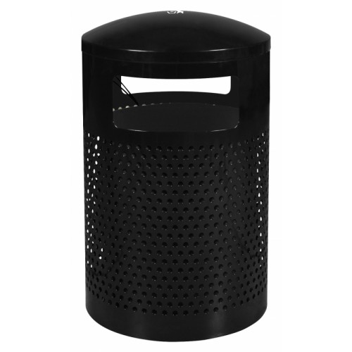 Recp. , Steel, 40 Gal. Black Gloss