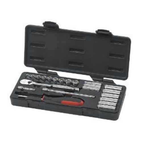 Socket Set 1/4'' Drive 22 Piece Metric