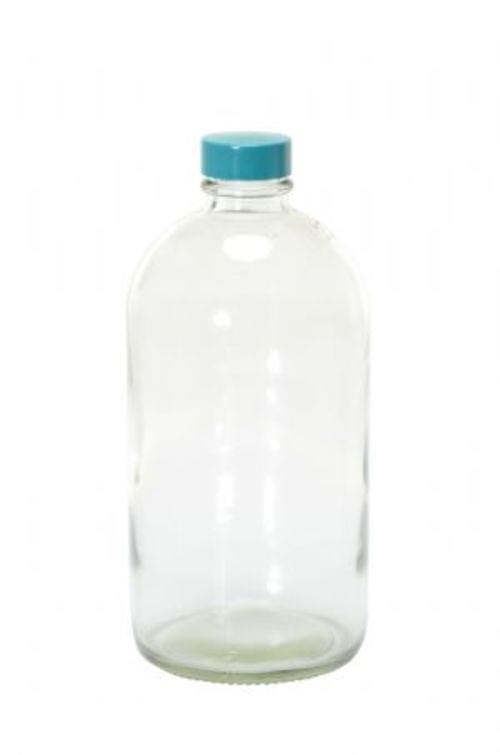 NARROW-MOUTH GLASS BOTTLE 16OZ