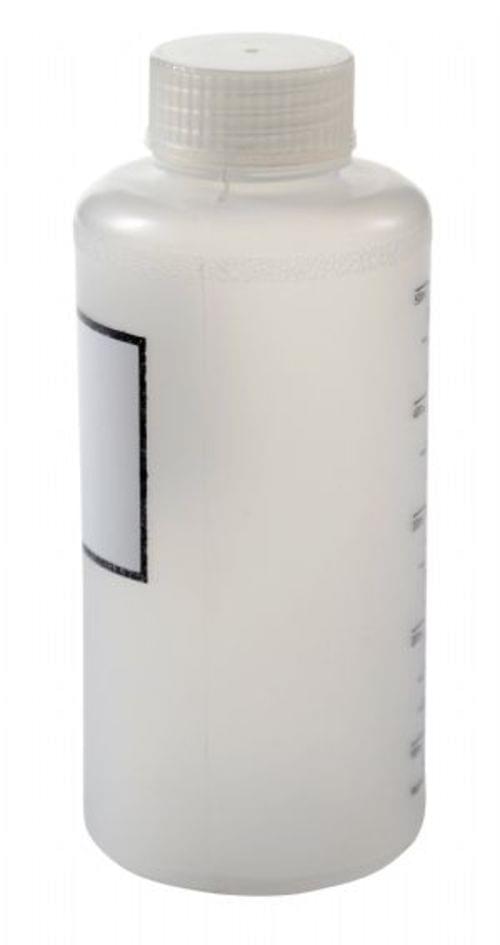 NARROW POLYPROPYLENE BOTTLE W/LABEL 16OZ