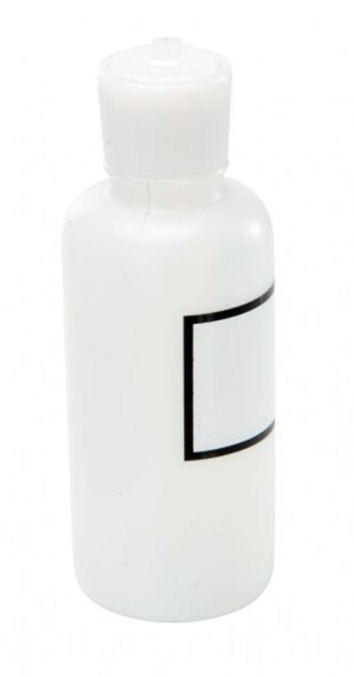 FLIP-CAP LDPE BOTTLE W/LABEL 4OZ
