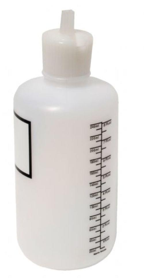 FLIP-CAP LDPE BOTTLE W/LABEL 8OZ
