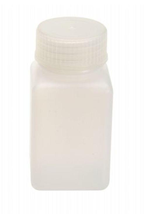 WIDE-MOUTH SQUARE BOTTLE 4OZ