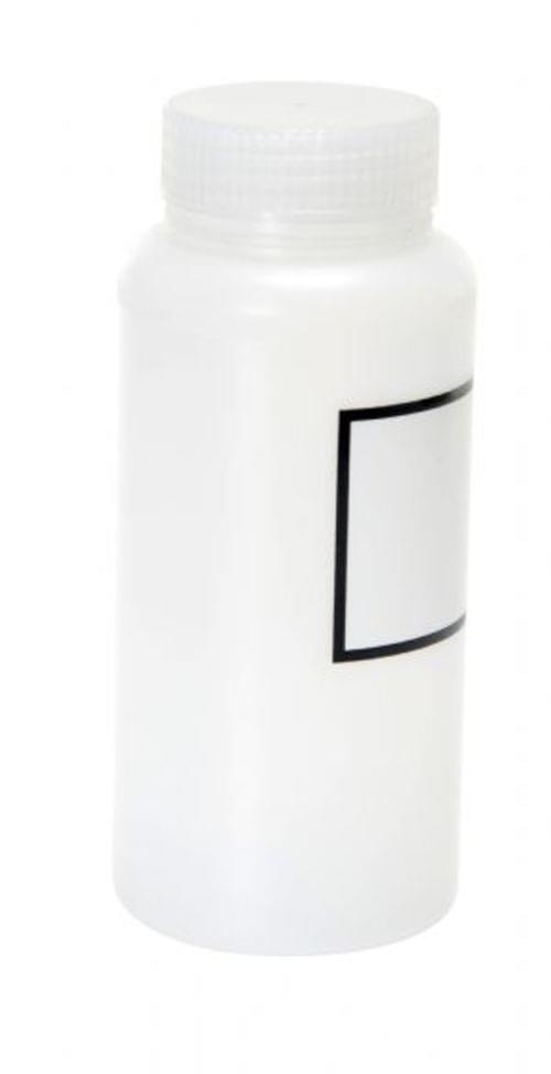 WIDE-MOUTH LDPE BOTTLE W/LABEL 16OZ