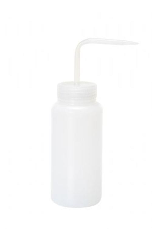 WIDE WASH BOTTLE CLEAR CAP 16OZ