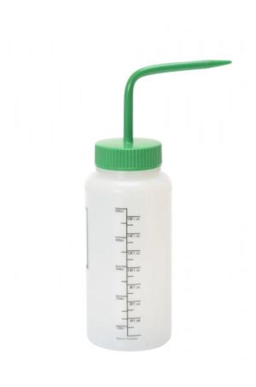 WIDE WASH BOTTLE W/LABEL GREEN 16OZ