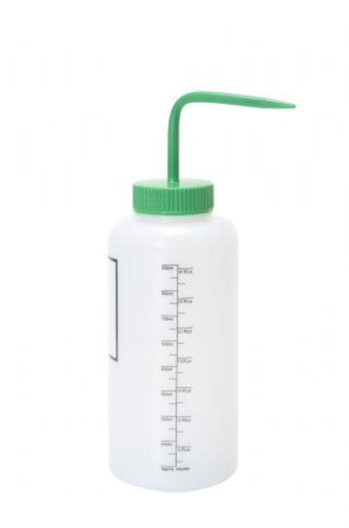 WIDE WASH BOTTLE W/LABEL GREEN 32OZ