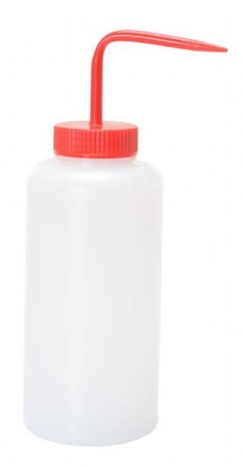WIDE WASH BOTTLE RED CAP 32OZ