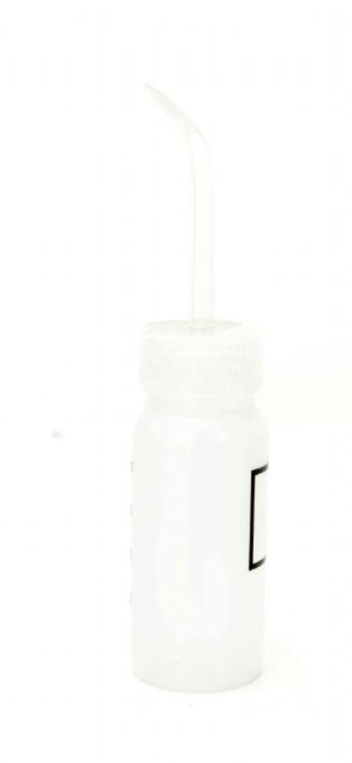 WIDE WASH BOTTLE W/ LABEL CLEAR CAP 4OZ