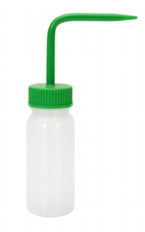 WIDE WASH BOTTLE GREEN CAP 4OZ