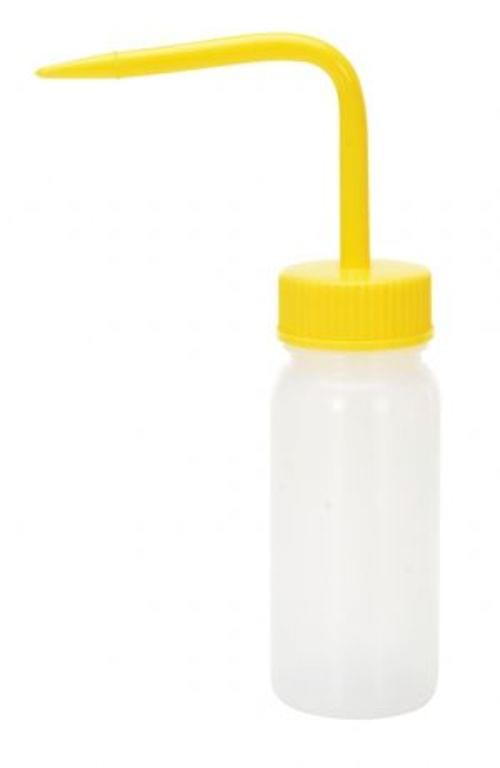 WIDE WASH BOTTLE YELLOW CAP 4OZ
