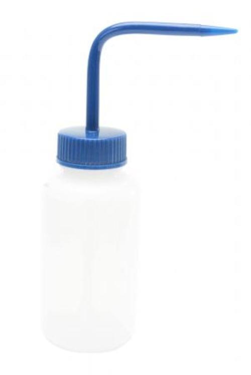 WIDE WASH BOTTLE BLUE CAP 8OZ