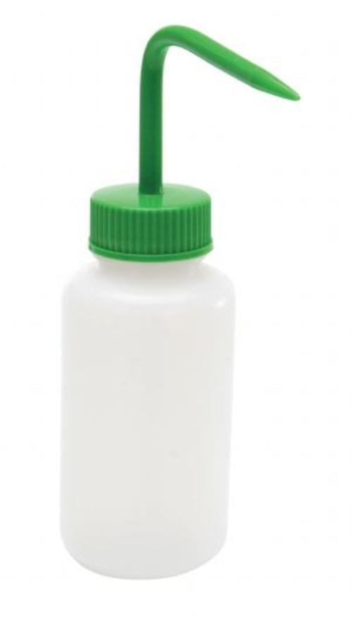 WIDE WASH BOTTLE GREEN CAP 8OZ