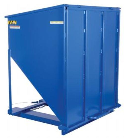 STEEL CHUTE HOPPER 2 CUBIC YARDS VOLUME