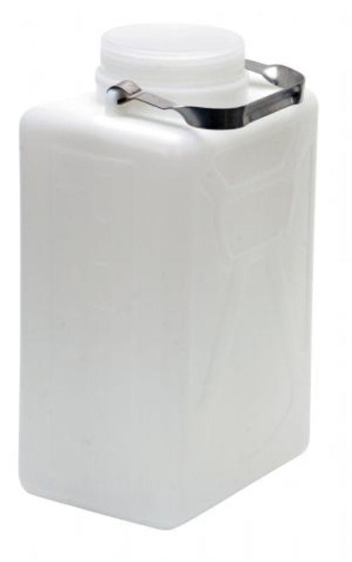 CARBOY W/ SS HANDLE 2 GAL NATURAL COLOR