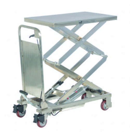 PARTIAL SS ELEVATING CART 220LB 17.5X27