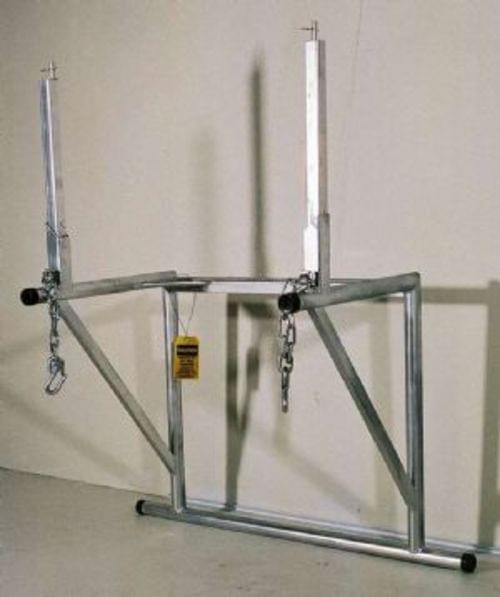 CONSTRUCTION CHUTE-SUPPORT FRAME