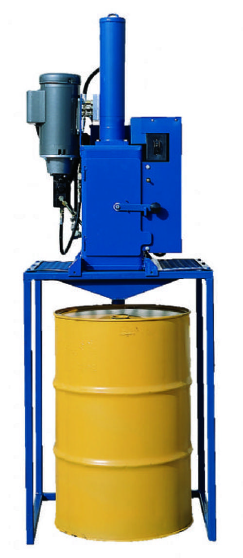 OIL FILTER CRUSHER - ELEXTRIC/HYDRAULIC