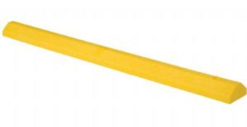 CAR STOP RECYCLED PLASTIC YELLOW 72 IN