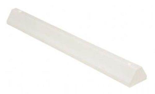 CAR STOP RECYCLED PLASTIC WHITE 48 IN