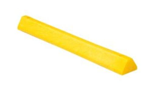 CAR STOP RECYCLED PLASTIC YELLOW 48 IN