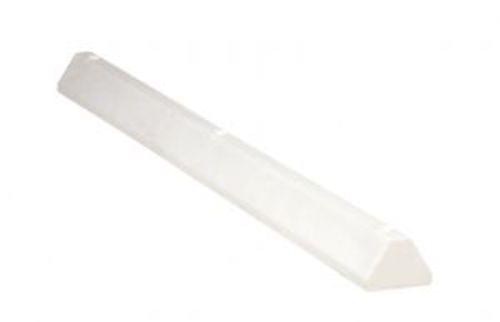 CAR STOP RECYCLED PLASTIC WHITE 72 IN