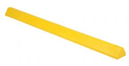 CAR STOP RECYCLED PLASTIC YELLOW 72 IN