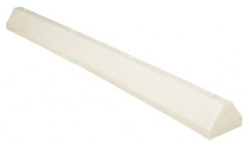TRUCK STOP RECYCLED PLASTIC WHITE 96 IN