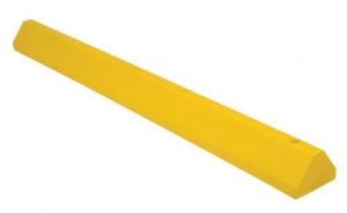 TRUCK STOP RECYCLED PLASTIC YELLOW 96 IN