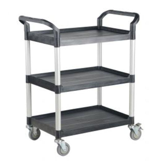 COMMERCIAL CART 33X19 3-SHELF NO PANELS
