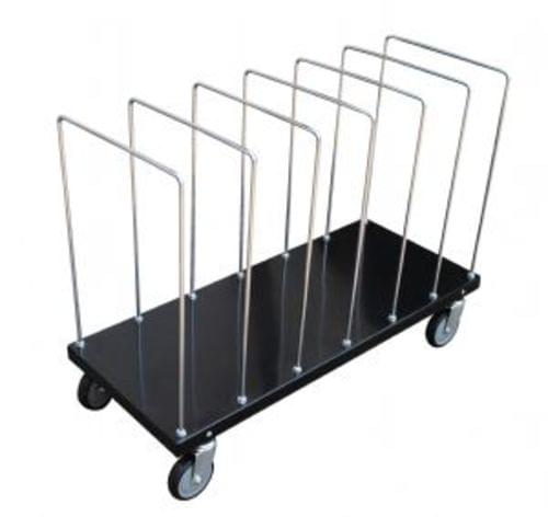 PORTABLE CARTON CART W/ DIVIDERS 18 X 44