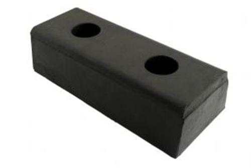 HARDENED MOLDED RUBBER BUMPER ONE 10 IN