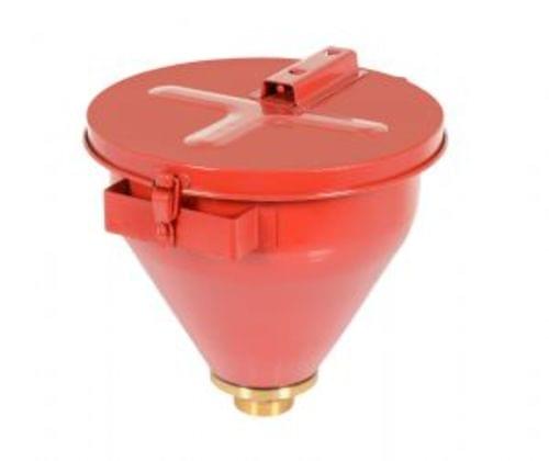STEEL DRUM FUNNEL-SELF CLOSING LID