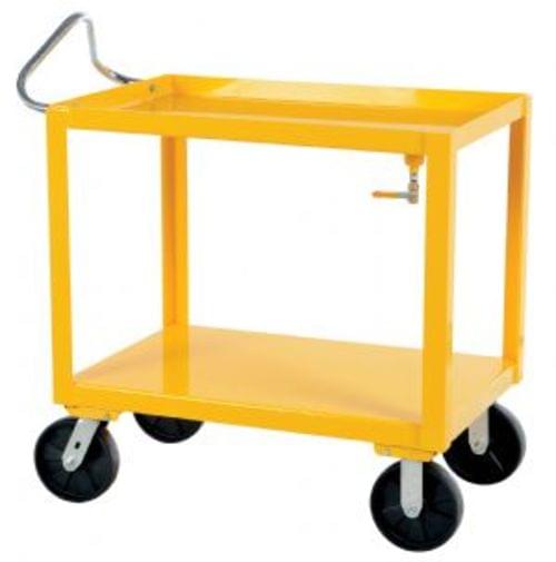 ERGO-HANDLE CART W/DRAIN 24X36 YELLOW