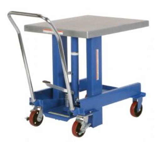 ERGO MANUAL CHROME PLATFORM TABLE 37 IN