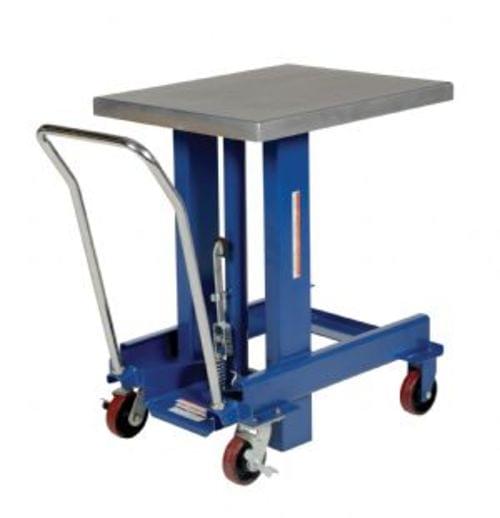 ERGO MANUAL CHROME PLATFORM TABLE 62 IN