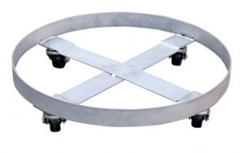 MOBILE DRUM DOLLY-STAINLESS STEEL 55 GAL