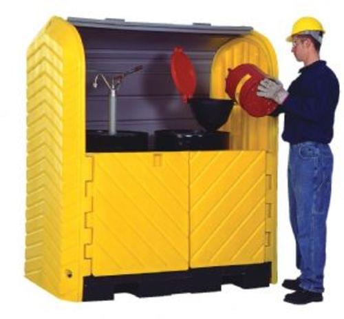 HARD TOP DRUM STORAGE-2 DRUM WITH DRAIN