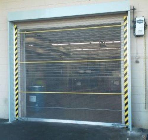 MOTORIZED WALL MOUNT WIRE SCREEN 96X120