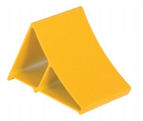 YELLOW ALUMINUM WHEEL CHOCK 10X 7 X 8