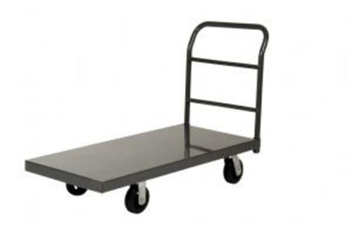 STEEL PLATFORM TRUCK W/ RUBBER CASTERS