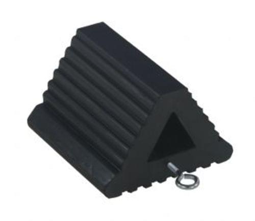 EXTRUDED RUBBER WHEEL CHOCK 8.5X 8.5 X 6