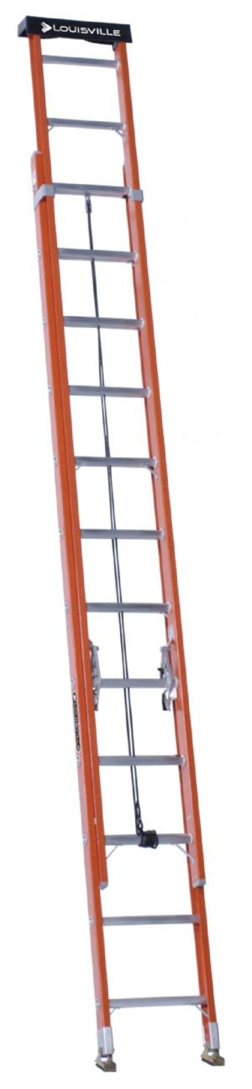 FIBERGLASS EXTENSION LADDER 24 STEP