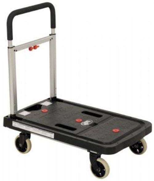 FOLD FLAT PLASTIC CART 26.75L X 16.25W