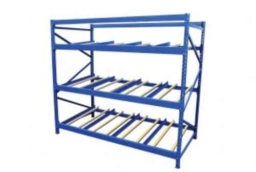 CARTON RACK W/GRAVITY ROLL 36 IN 3 LVL