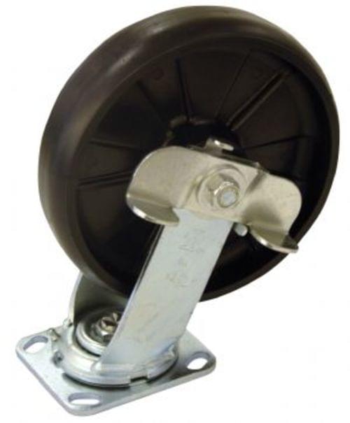 GLASS-FILLED NYLON CASTER 6 IN W/ BRAKE